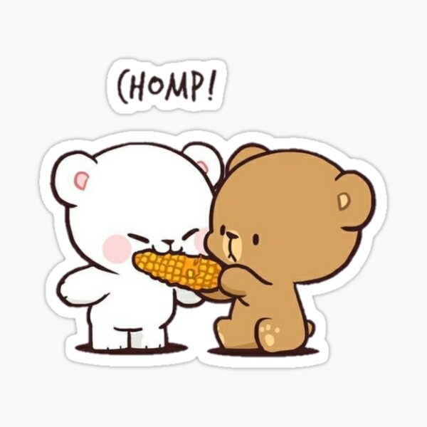 Milk Mocha Bear Стикеры