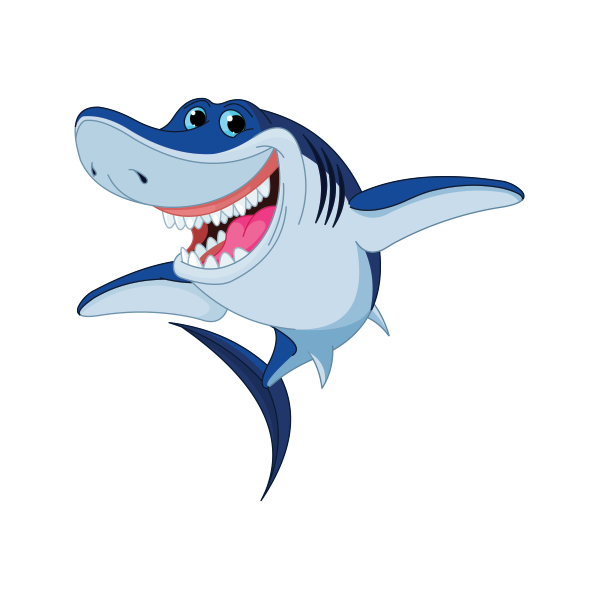 Стикеры с акулой Акуленно