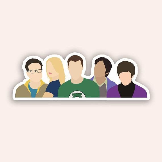 Теория большого взрыва наклейки