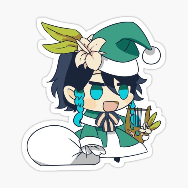 Геншин Стикеры Чиби Паймон