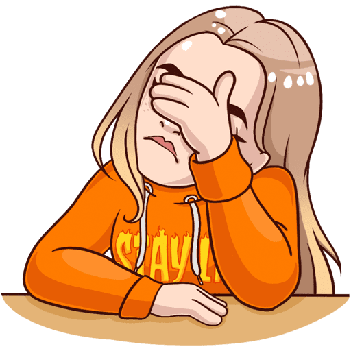 Фейспалм стикер