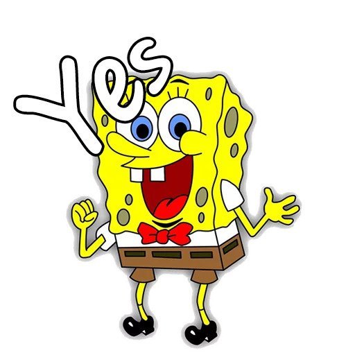 Стикеры Спанч Боб