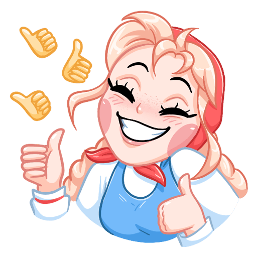 Стикеры благодарности