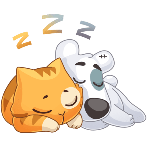 Стикеры ВК персик и Спотти