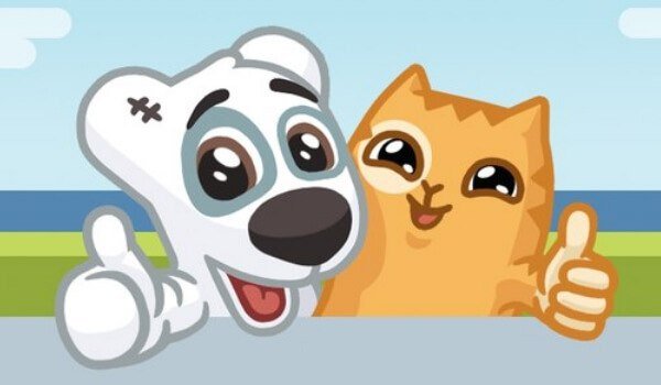 Кот персик для телеграмма