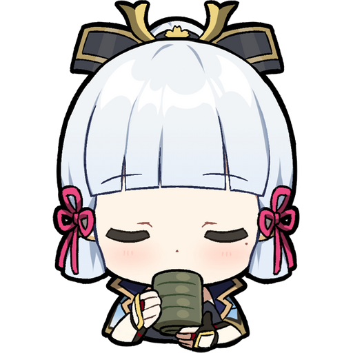 Камисато Аяка Стикеры