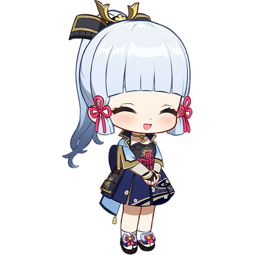 Аяка Стикеры Геншин