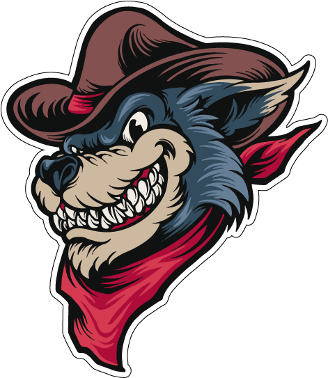 Наклейки Волков