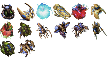 STARCRAFT 2 иконки юнитов