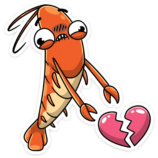 Стикеры телеграмм креветка