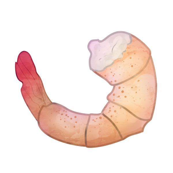 Стикеры креветка