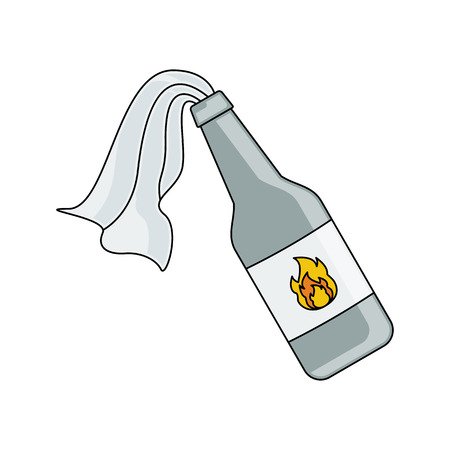 Мультяшный коктейль Молотова