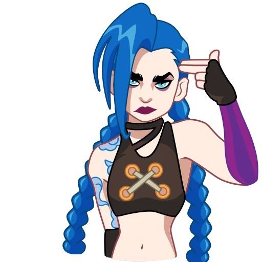 ЛОЛ Джинкс стикер