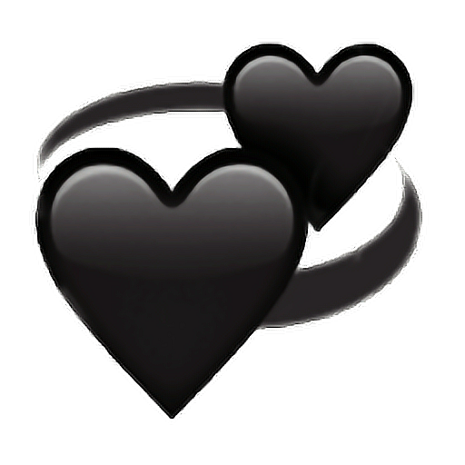 Сердечко черное