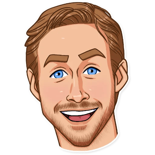 Райан Гослинг Стикеры