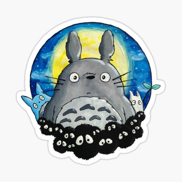 Мой сосед Тоторо Стикеры