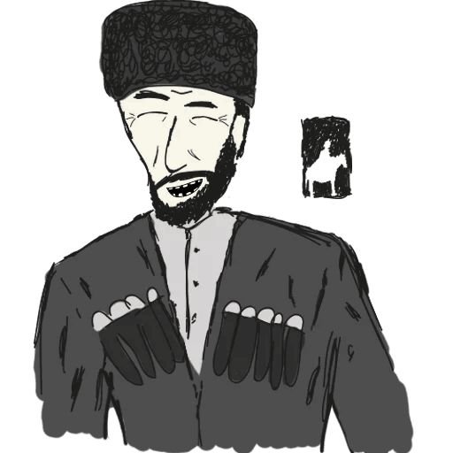 Ингушский флаг на черном фоне