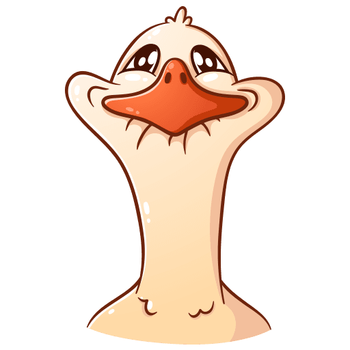 Стикеры Гусь Федька