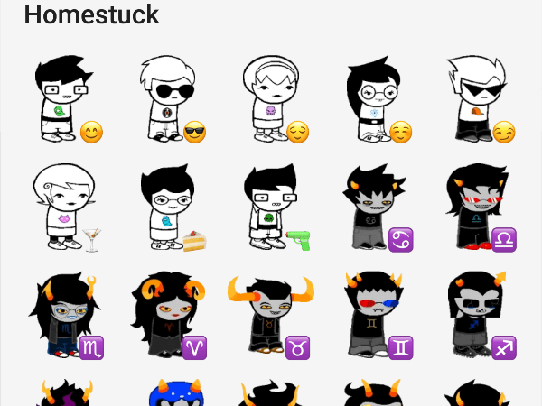 Homestuck Стикеры