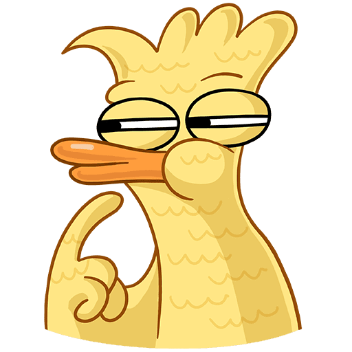 Стикеры уточка лалафанфан