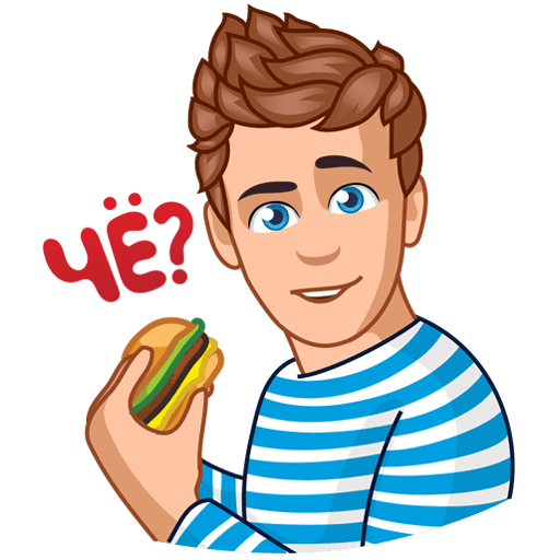 Утка стикер