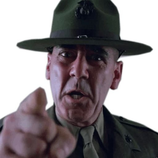 Цельнометаллическая оболочка сержант Хартман мемы