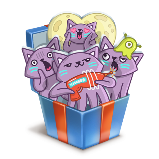 Стикеры ВК Сахарок набор