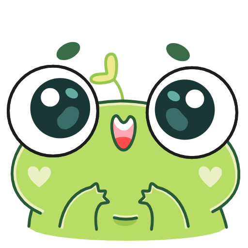 Стикеры в ВК Лягуш пип