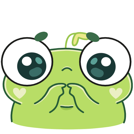 Стикеры в ВК Лягуш пип