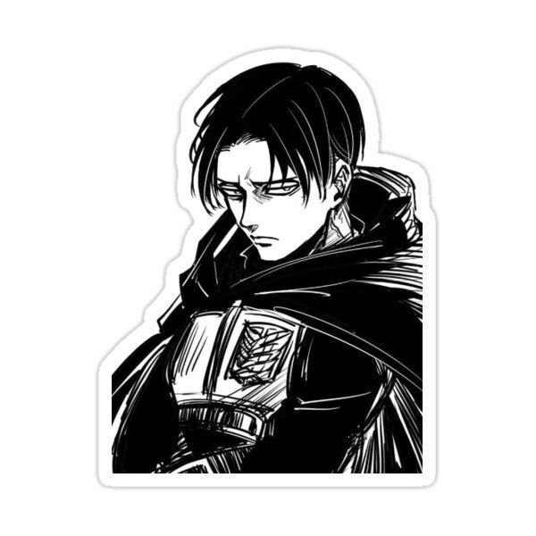 Стикеры атака титанов Леви