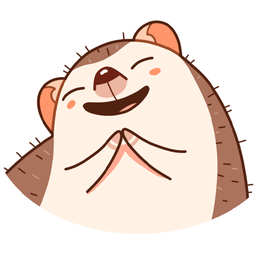 Ежик Имбирчик Стикеры