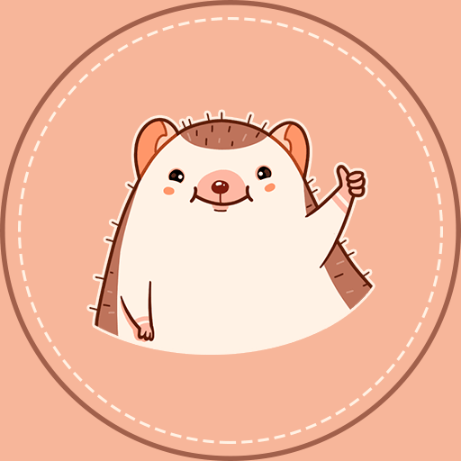 Стикеры ВК Ежик