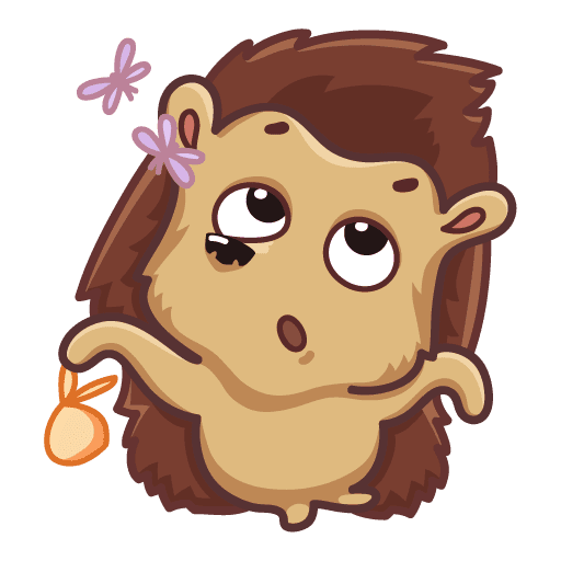 Ежик Яша Стикеры ВК