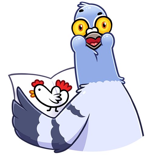 Стикеры ВК голубь