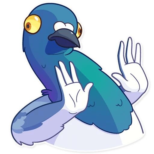 Безумный голубь Стикеры