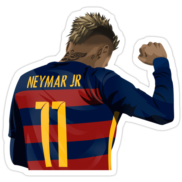 Стикеры футбольные Неймар