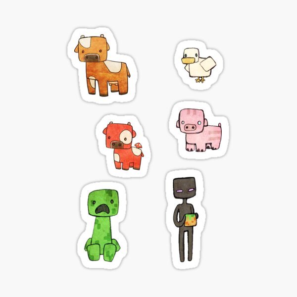 Наклейки майнкрафт