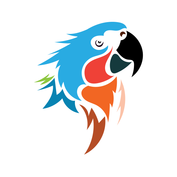 Пара попугайчики рисунок