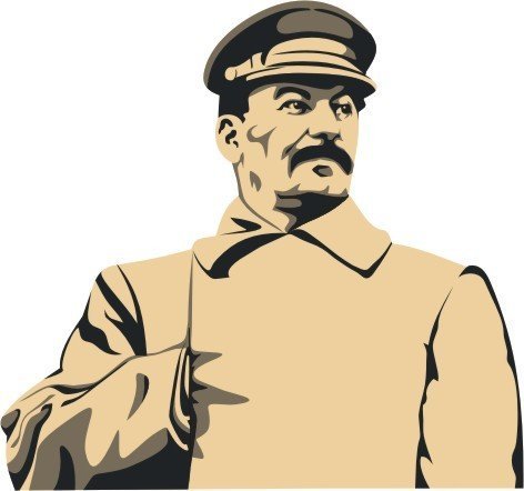 Иосиф Сталин силуэт