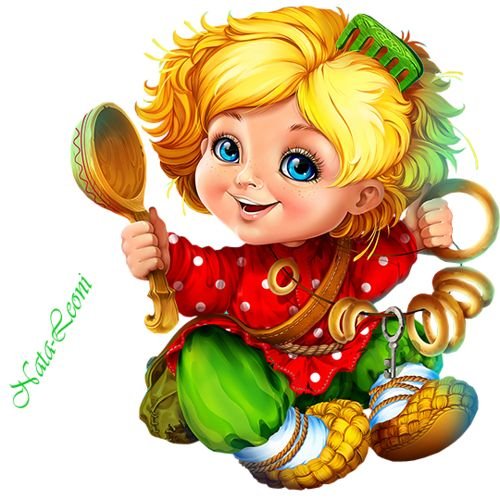 Круглая мордочка отрисовка клипарт домовенка