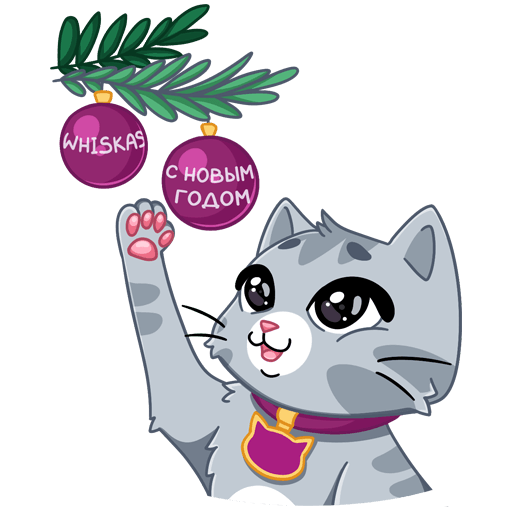 Стикеры табби вискас