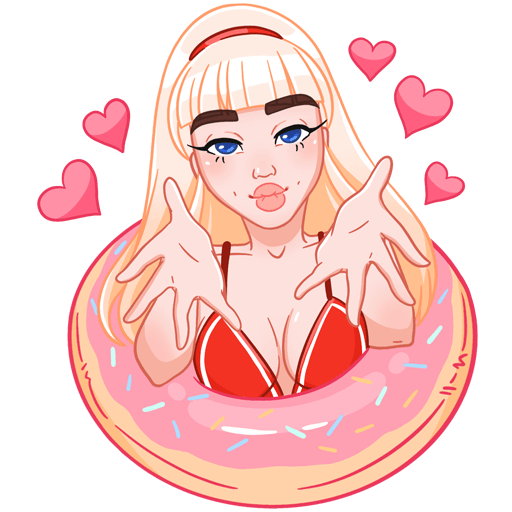 Набор стикеров Каталина