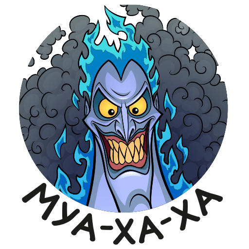 Аид из геркулеса Стикеры