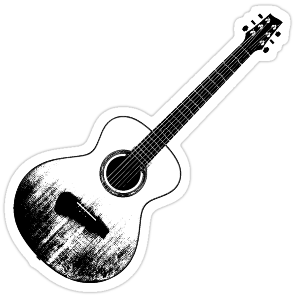Электрогитара стикер