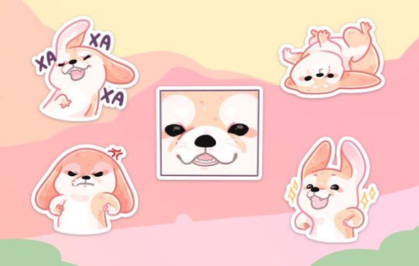 Стикеры ВК Эрика