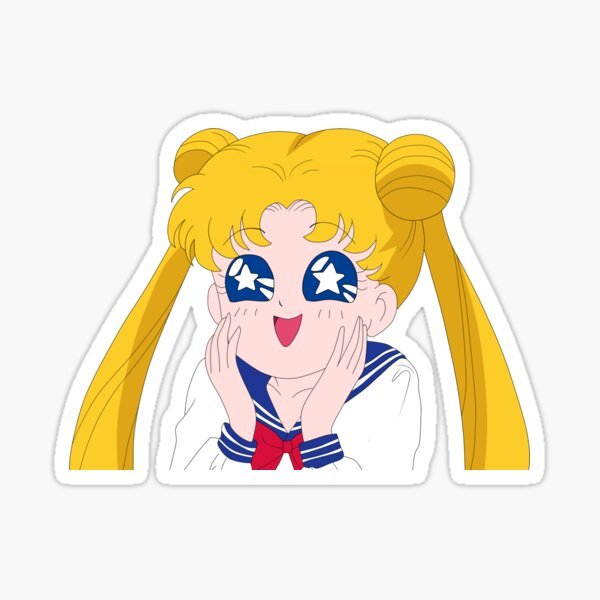 Sailor Moon аниме наклейки