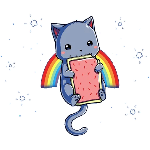 Стикеры нян Кэт