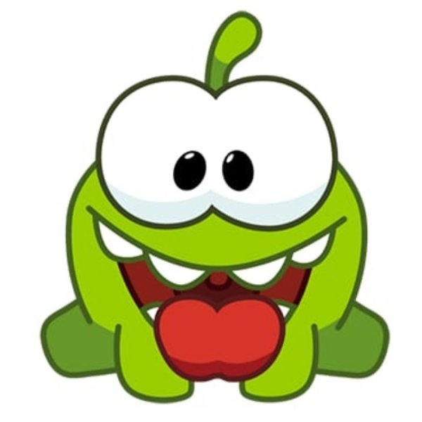 Ам Ням грибочки на белом фоне