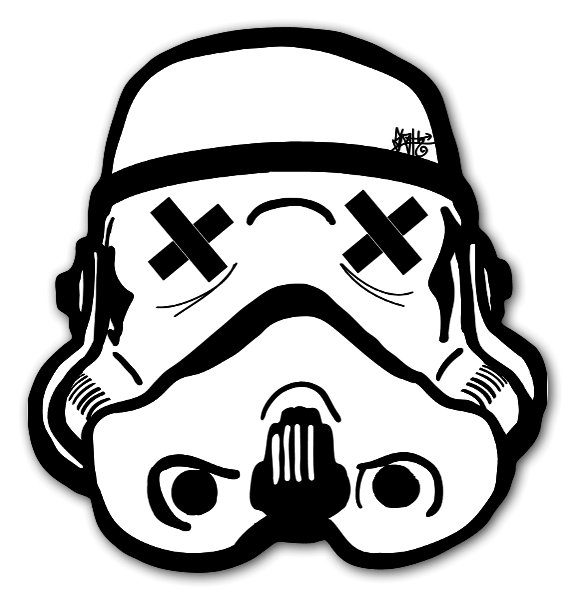 Наклейки из КСГО чёрно белые