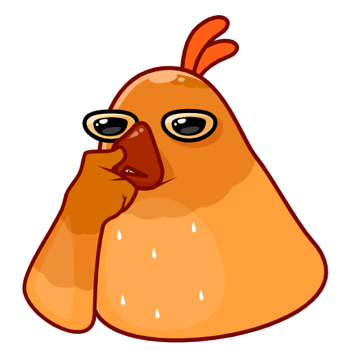 Стикеры Курочка Клунька